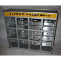 Type 30x30 Alüminyum Bireysel Kullanım Dolabı